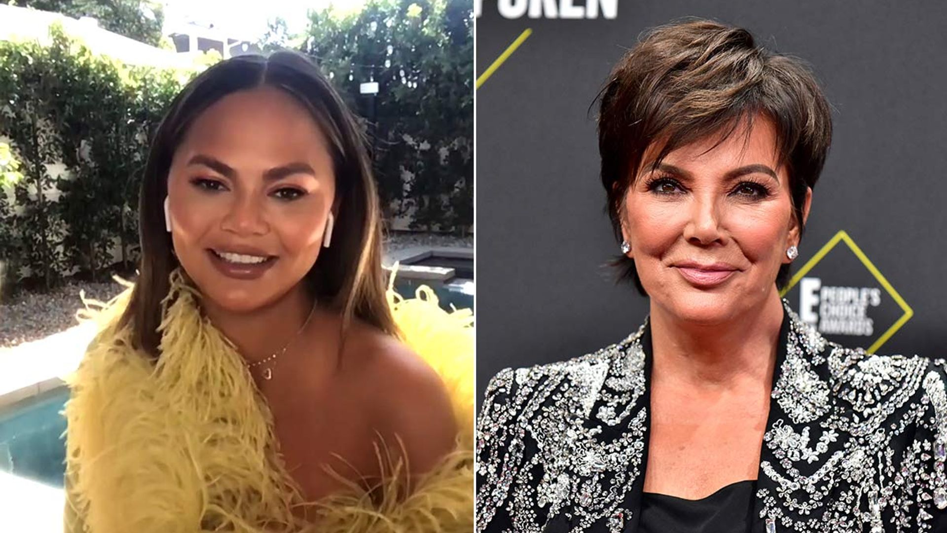 chrissy teigen kris jenner