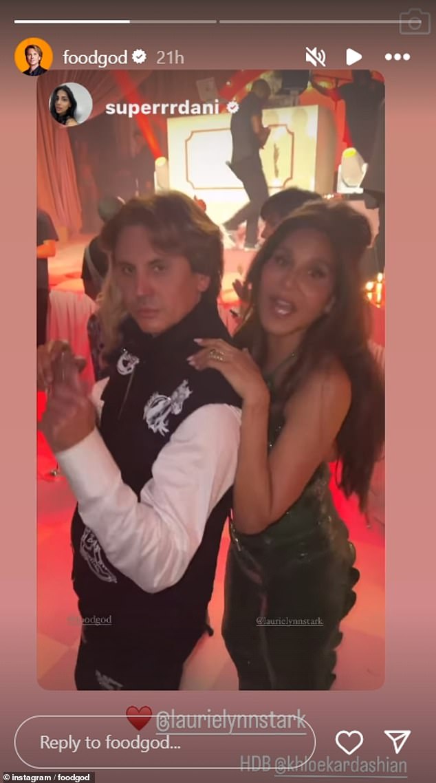 Jonathan Cheban, aka FoodGod, was seen with Laurie Lynn Stark