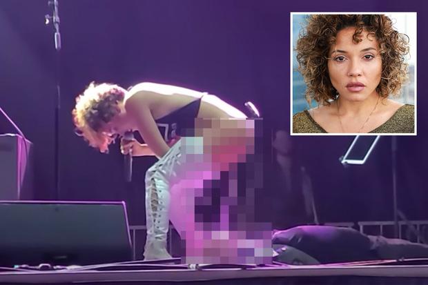 Miley Cyrus was called out amid the controversy of the female singer urinating on a male fan's face-2