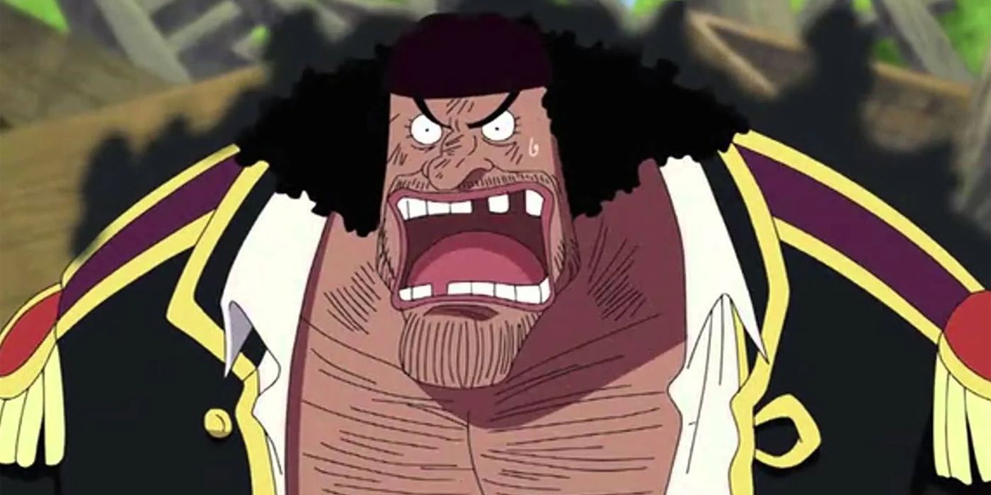 Blackbeard looks shocked while fighting Ace in One Piece.