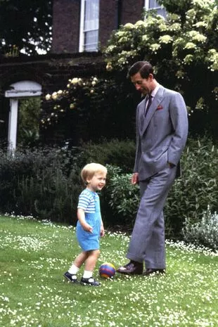 William shared a photo of him and his father