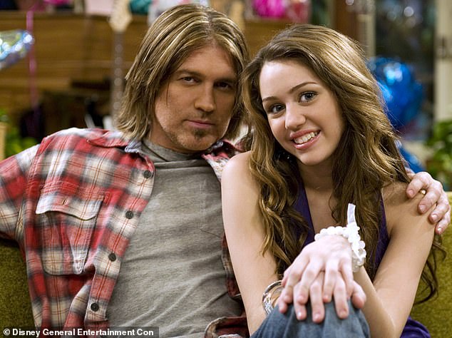 Hannah Montana ran on the Disney Channel from 2006 to 2011, starring Miley alongside her real-life father, Achy Breaky Heart singer Billy Ray Cyrus (left)