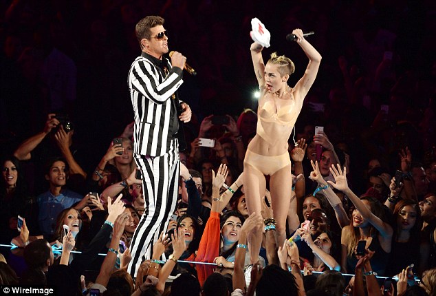 'It changed my career': Miley also opened up about her raunchy performance with Robin Thicke at the 2013 VMAs performance