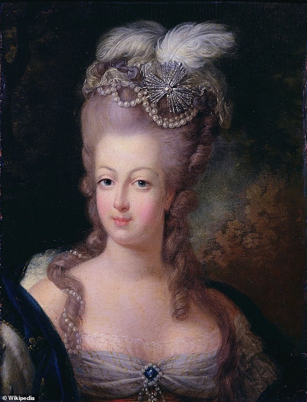 The last monarch in France before the revolution, Marie Antoinette, added a pinkish hue to her hair