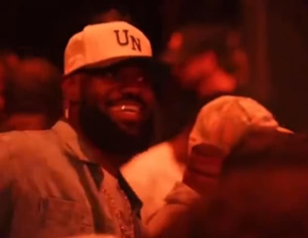 LeBron, 39, was caught on camera enjoying himself while Kendrick, 37, rapped his Drake diss track Not Like Us at Los Angeles' Kia Forum