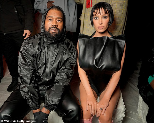 This isn't the first time that Bianca has seemingly copied her husband's famous ex-wife as he's been parading her around the globe in racy looks since they wed in 2023; Kanye and Bianca seen in February