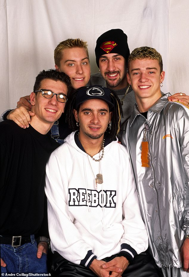 According to reports, the officer had 'no idea' who Justin was. The singer was huge in the 90s as the lead vocalist for boyband NSYNC (pictured far right in 1997)