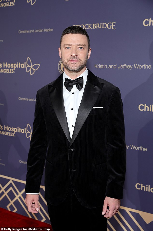 Timberlake attends the 2022 Children's Hospital Los Angeles Gala at the Barker Hangar on October 08, 2022 in Santa Monica, California