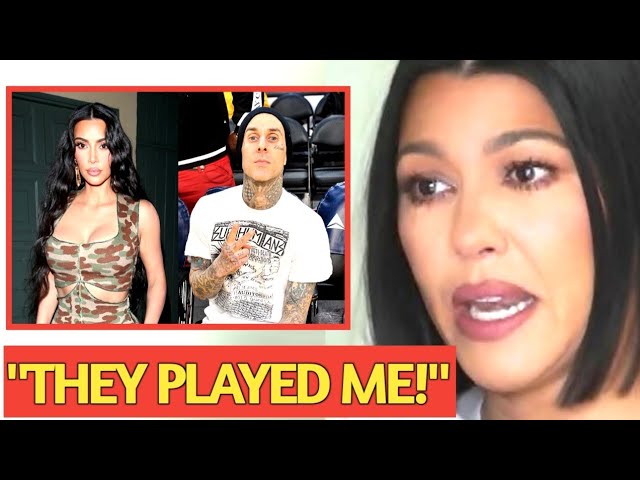 Kourtney Kardashian BREAKS DOWN After Kim Kardashian Admits having S3X with Travis  Barker - YouTube