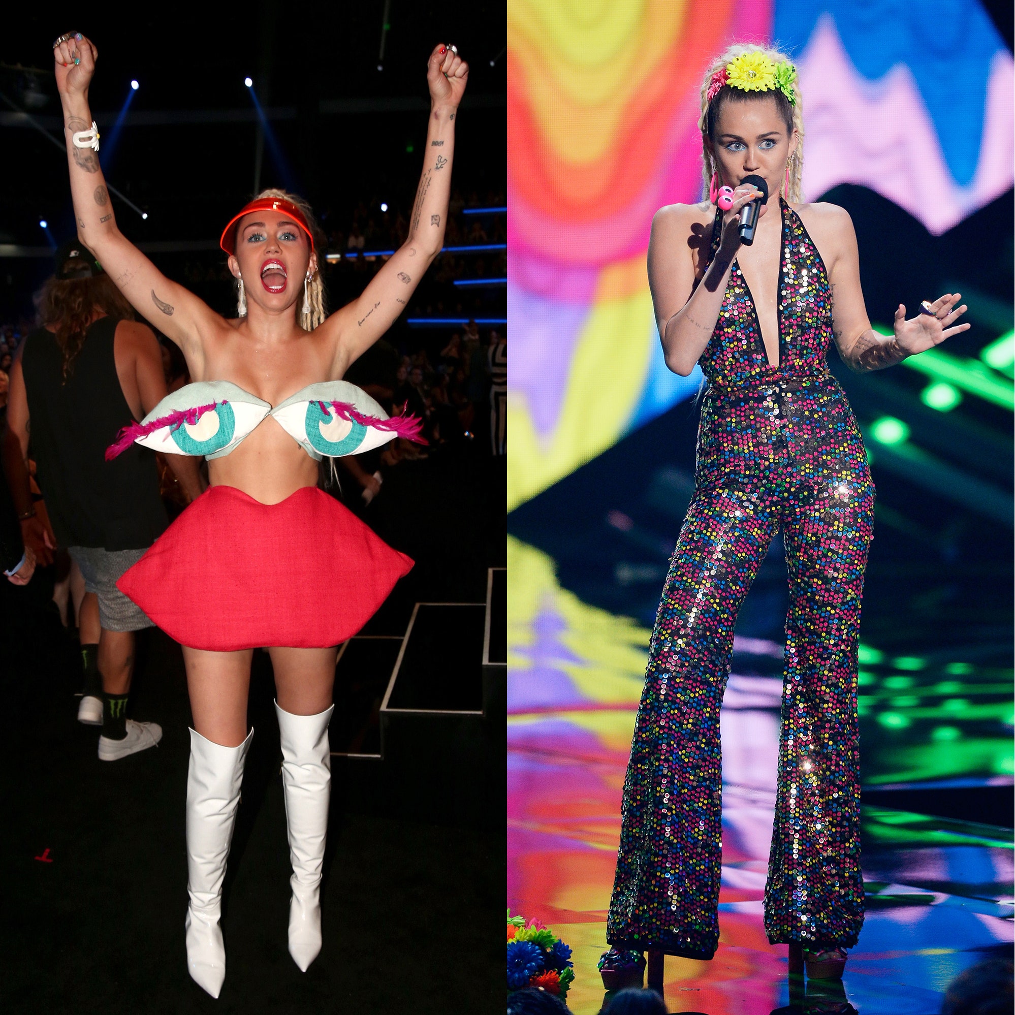 All 10 Outfits Miley Cyrus Wore During the MTV Video Music Awards | Teen Vogue