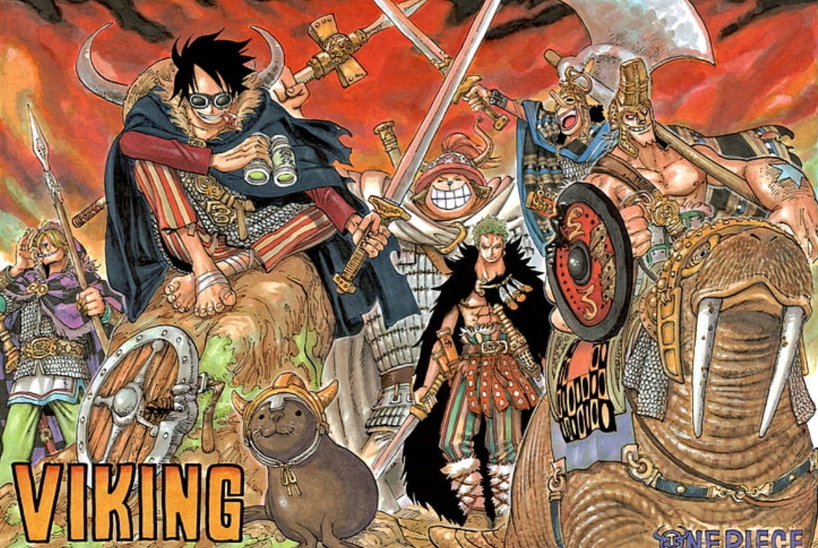 Straw Hat Pirates in Vikings Attire