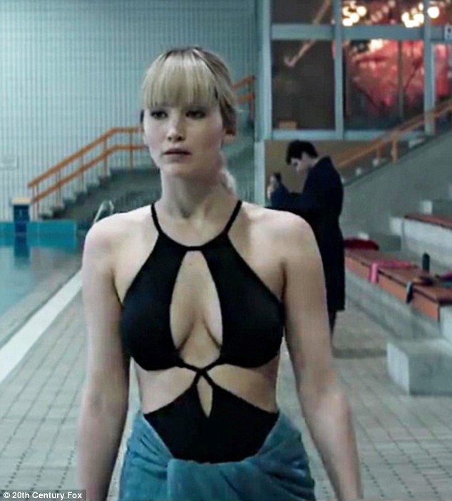 'I didn't want a robe!' Jennifer Lawrence, 27, revealed that being naked for her new thriller Red Sparrow 'actually wasn't that bad' but it made 'everybody else uncomfortable'