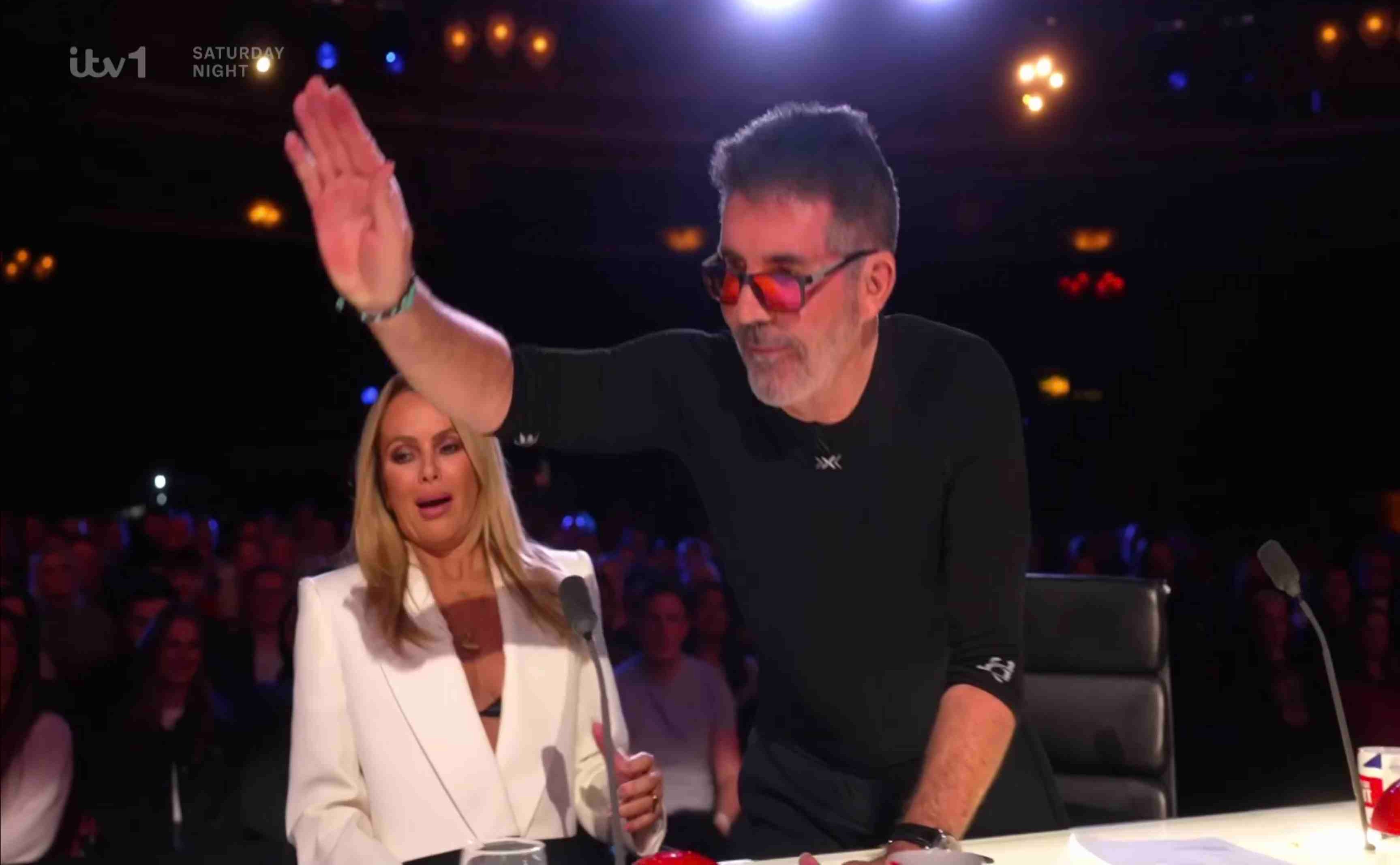 Simon caused huge controversy when he selected his Golden Buzzer act last night