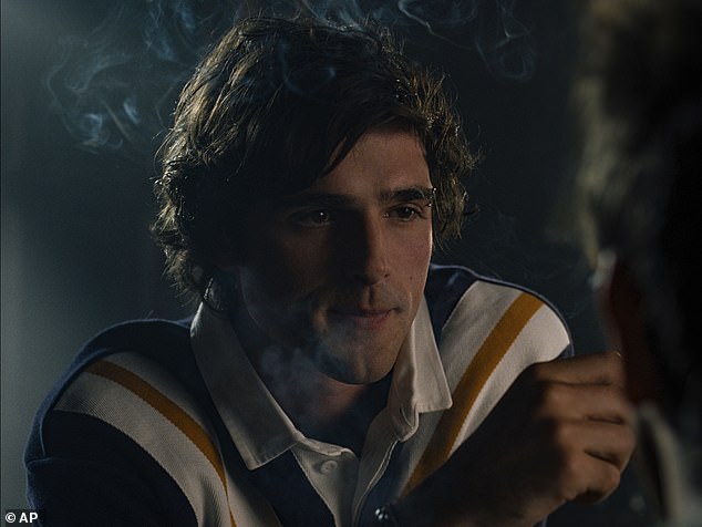 Following a seemingly down on his luck Oxford student, Oliver Quick and his new upper-class friend Felix (played by Jacob Elordi, pictured), Oliver quickly develops an infatuation with his rich friend