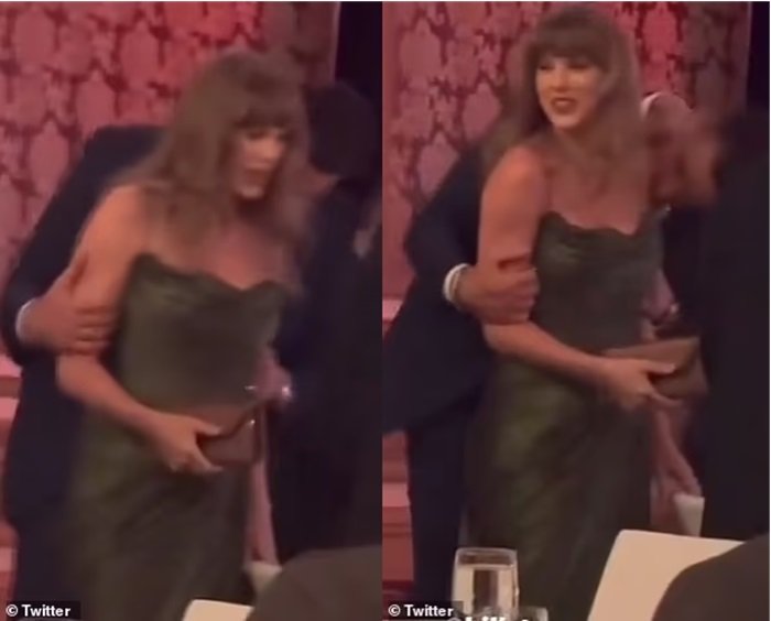 New footage shows Travis Kelce kissing Taylor Swift's shoulder