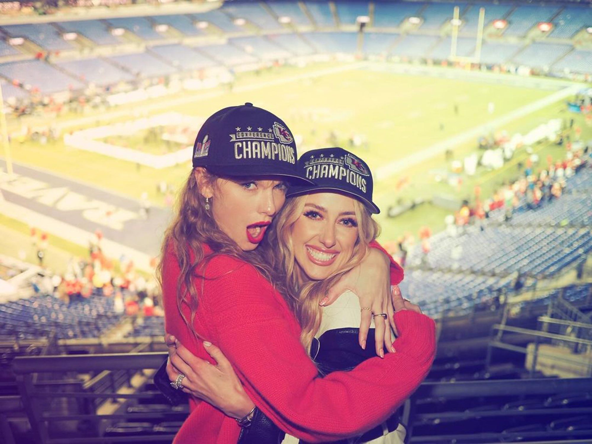 Brittany Mahomes and Taylor Swift