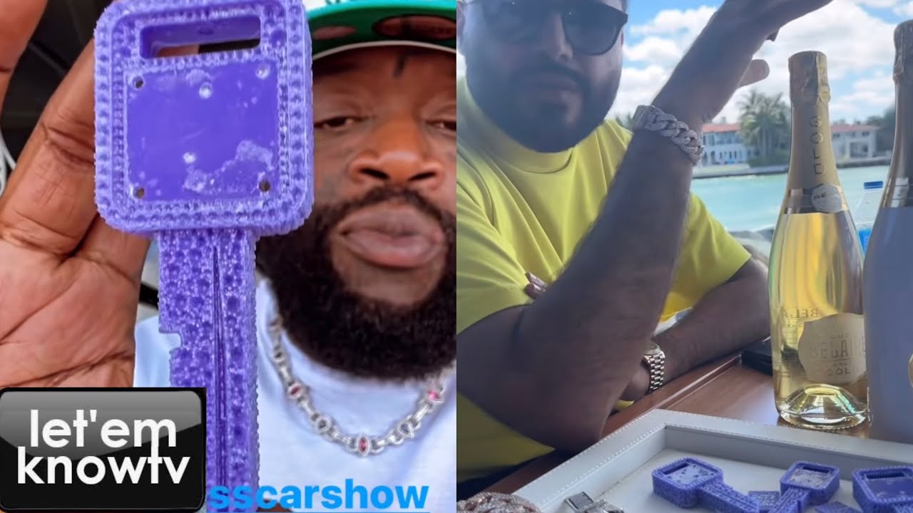 Rick Ross With His Jeweler Showing The People How Big The Diamond Keys Will Be This Year #carshow 💎 - YouTube