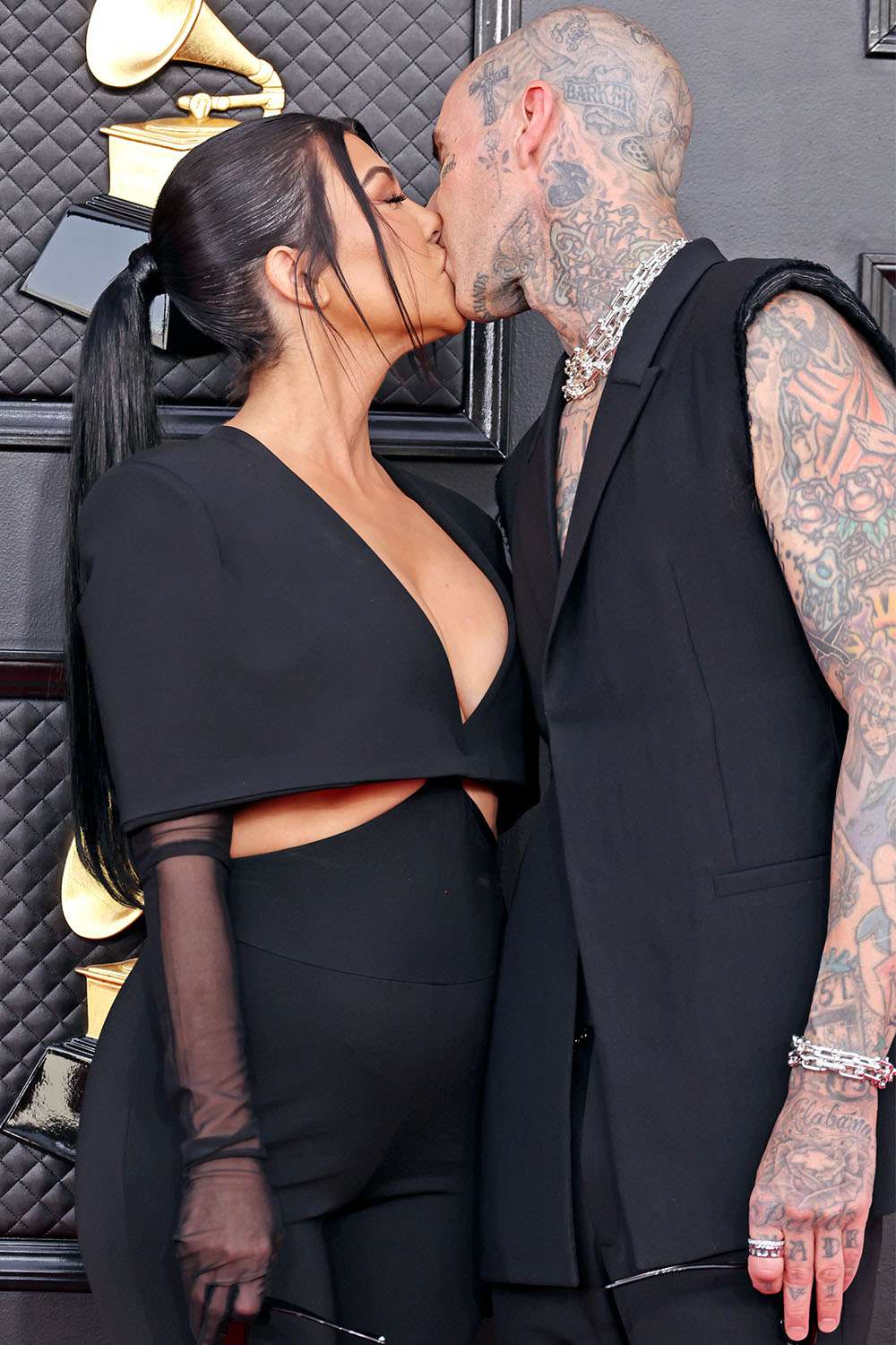 Kourtney Kardashian Compares Travis Barker Photo to Cinderella