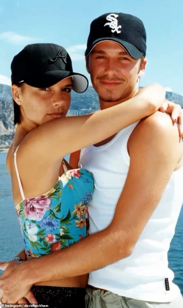 The Spice Girl celebrated the milestone on Wednesday, with her husband sharing an early morning Instagram post dedicated to his 'beautiful wife'