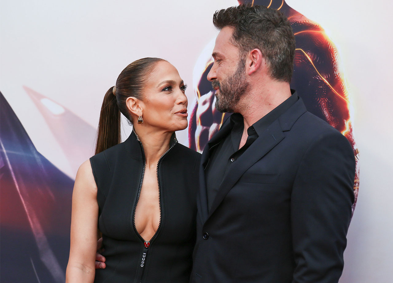 Ben Affleck and Jennifer Lopez Flash premiere LA