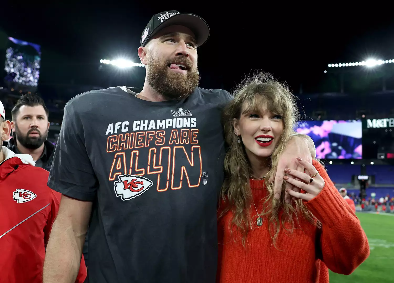 Travis Kelce and Taylor Swift 