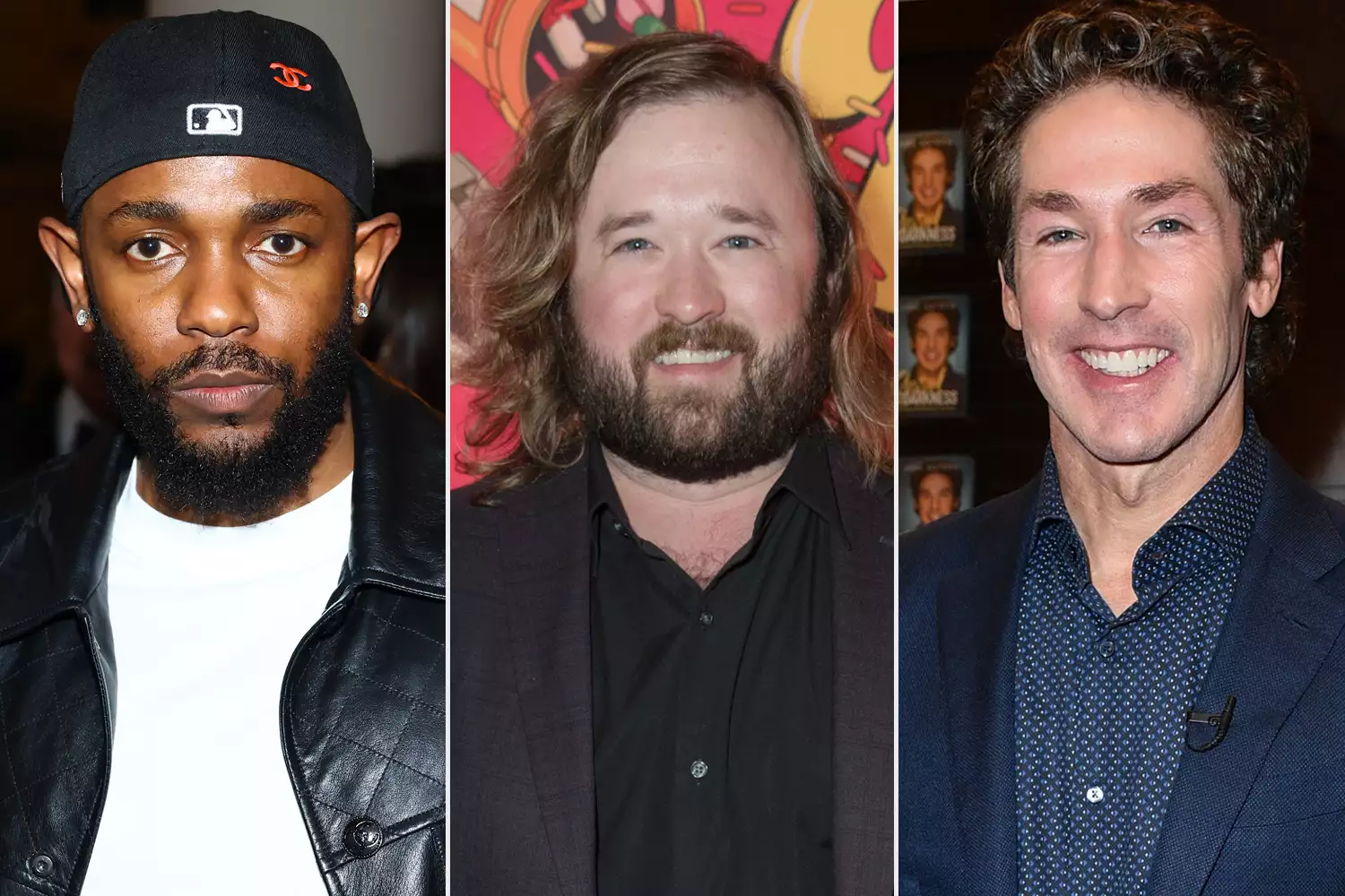 Kendrick Lamar, Haley Joel Osment, Joel Osteen