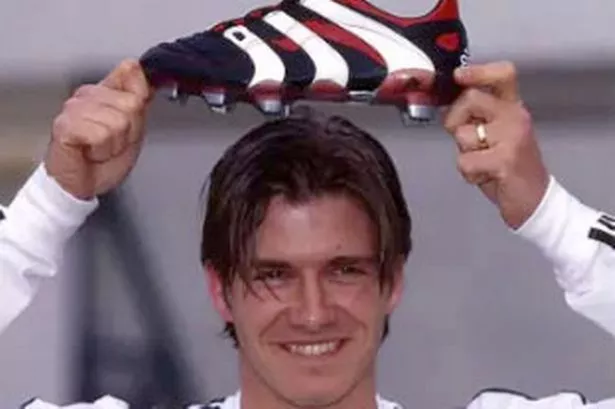 David Beckham has picked his favourite ever football boot