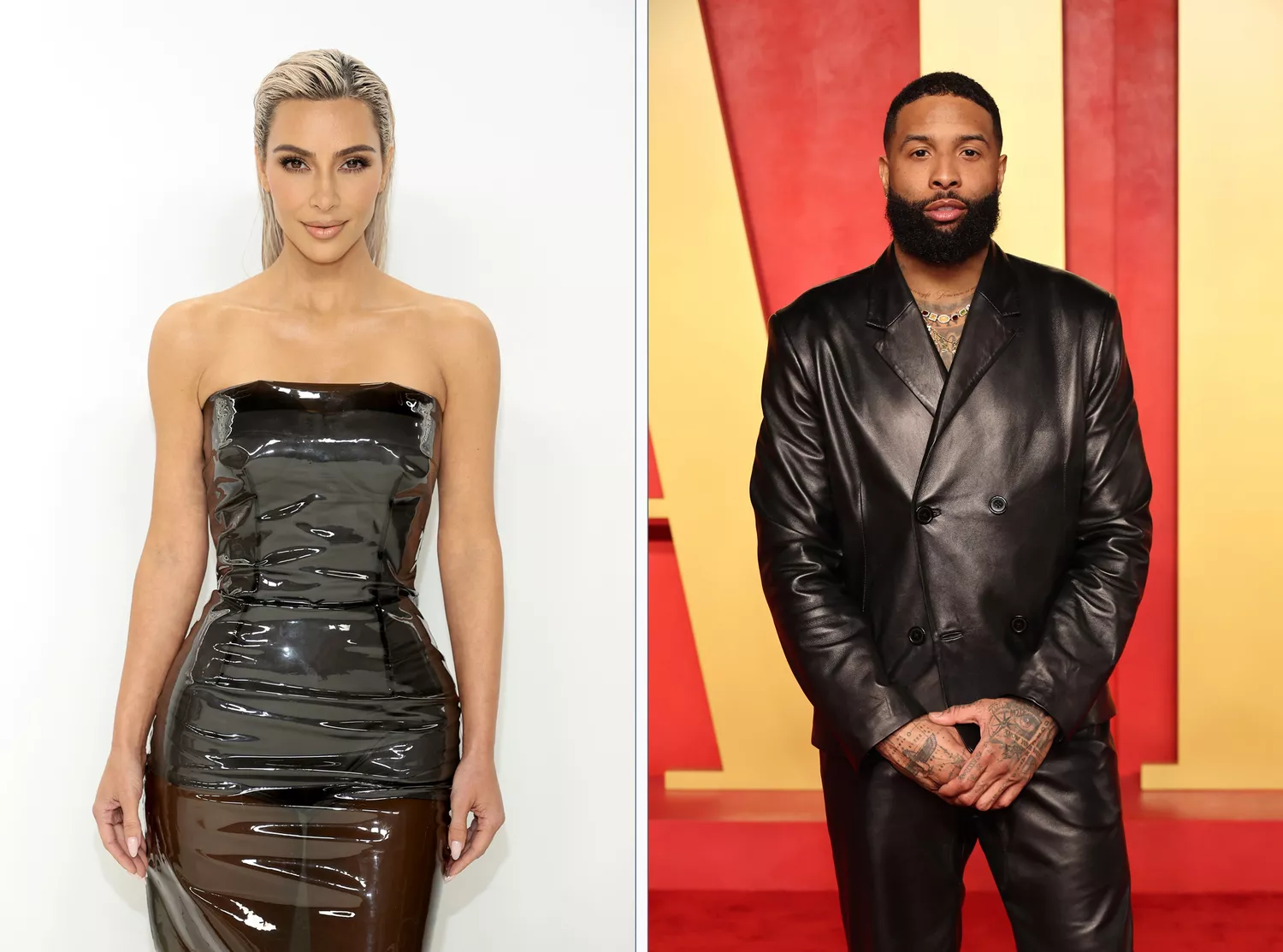 Kim Kardashian and Odell Beckham Jr.