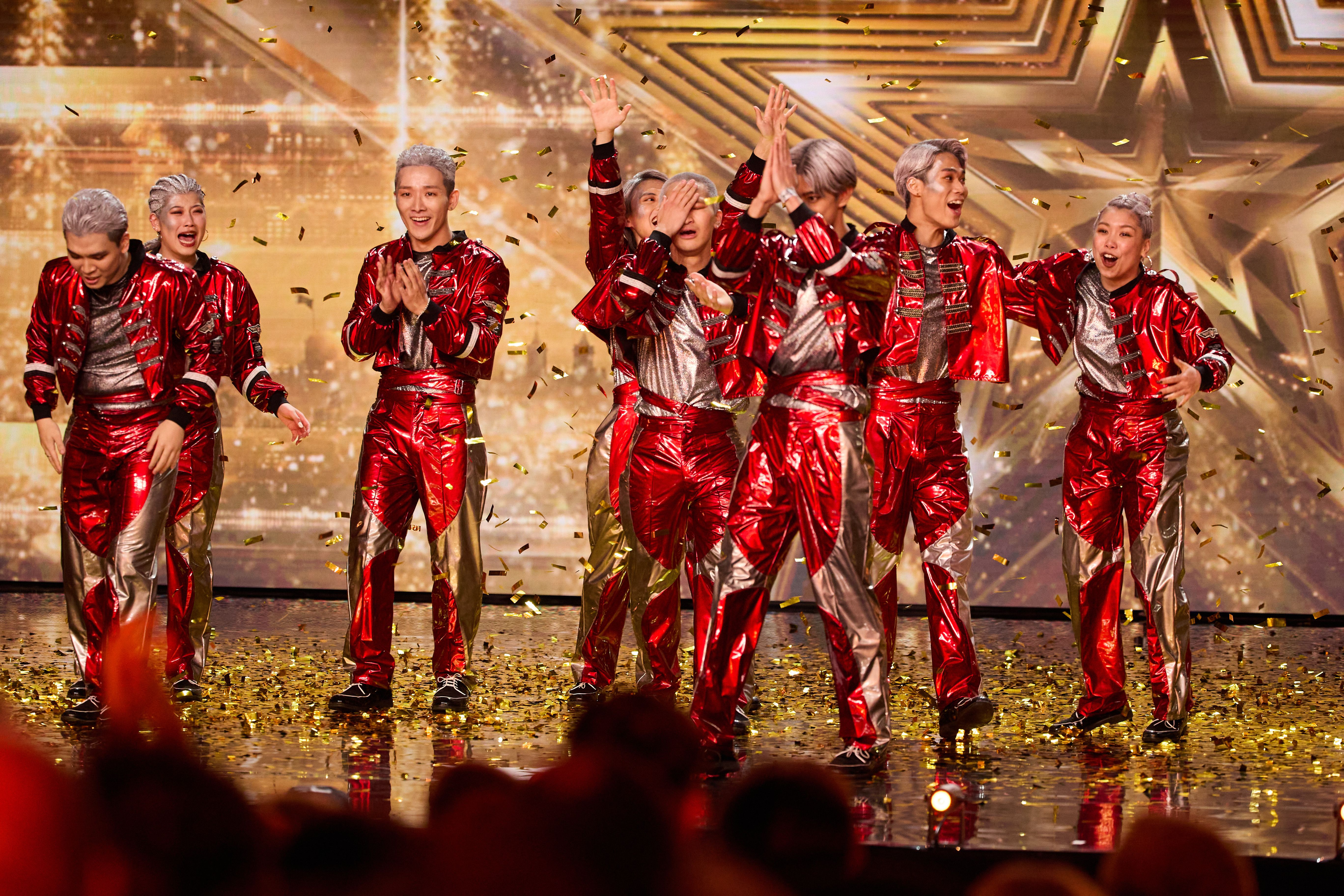 Simon Cowell gave his Golden Buzzer to dance group Cyberagent Legit - one of three Japanese acts - over the weekend