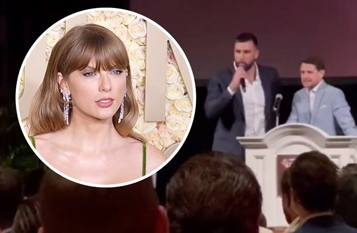 Taylor Swift and Travis Kelce Share Sweet Moment at Charity Gala in Footage Shared by Patrick Mahomes