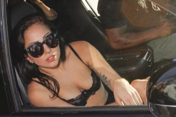 Lady Gaga at The Abbey, Hollywood, Los Angeles