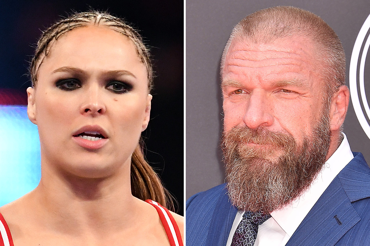  Triple H has insisted there is no bad blood between Ronda Rousey and the WWE