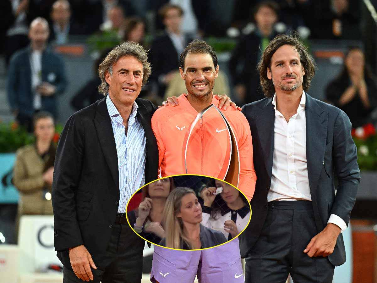 WATCH: Rafael Nadal’s family gets teary-eyed as he gets honored in Madrid after playing his farewell match