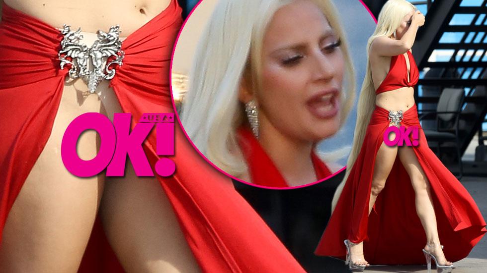 Lady gaga wardrobe malfunction on set