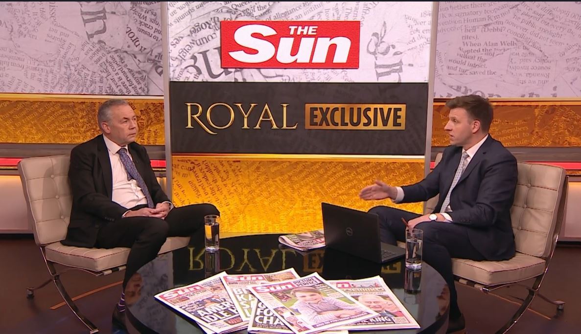 Royal expert Richard Palmer spoke to The Sun's Matt Wilkinson on the Royal Exclusive show