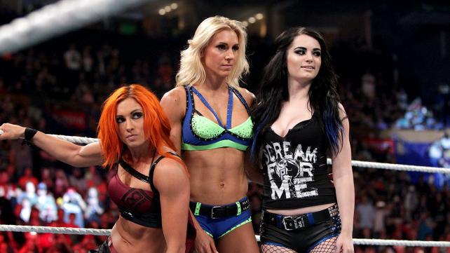  Becky Lynch (left) is also set to feature in the match