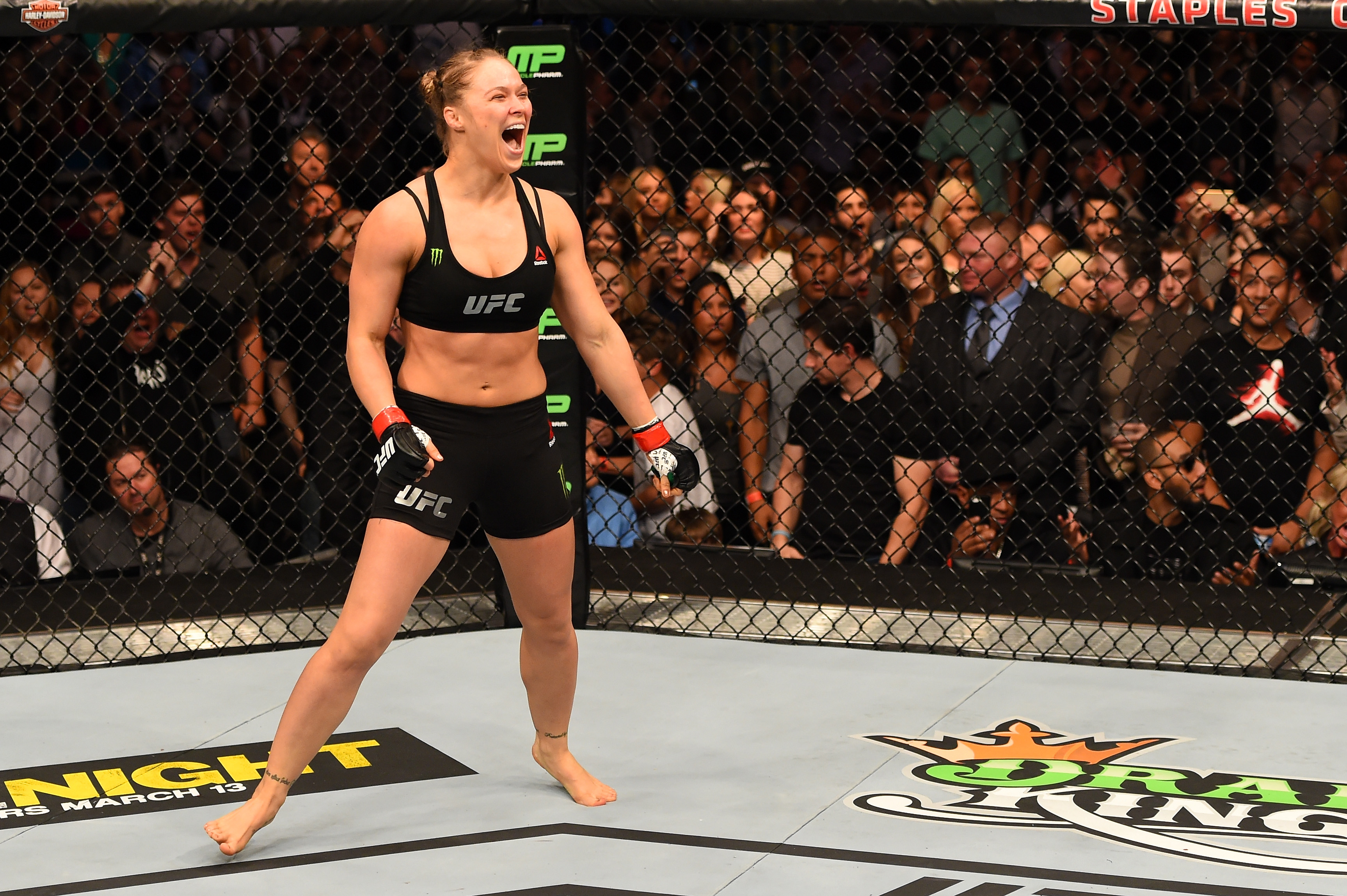  Rousey has 12 career wins with only defeat