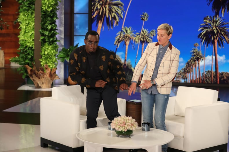 Sean Diddy Combs Scared by a Clown on Ellen 2018 | POPSUGAR Celebrity