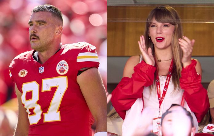 Travis Kelce addresses Taylor Swift attending Kansas City Chiefs game:  "That was pretty ballsy"