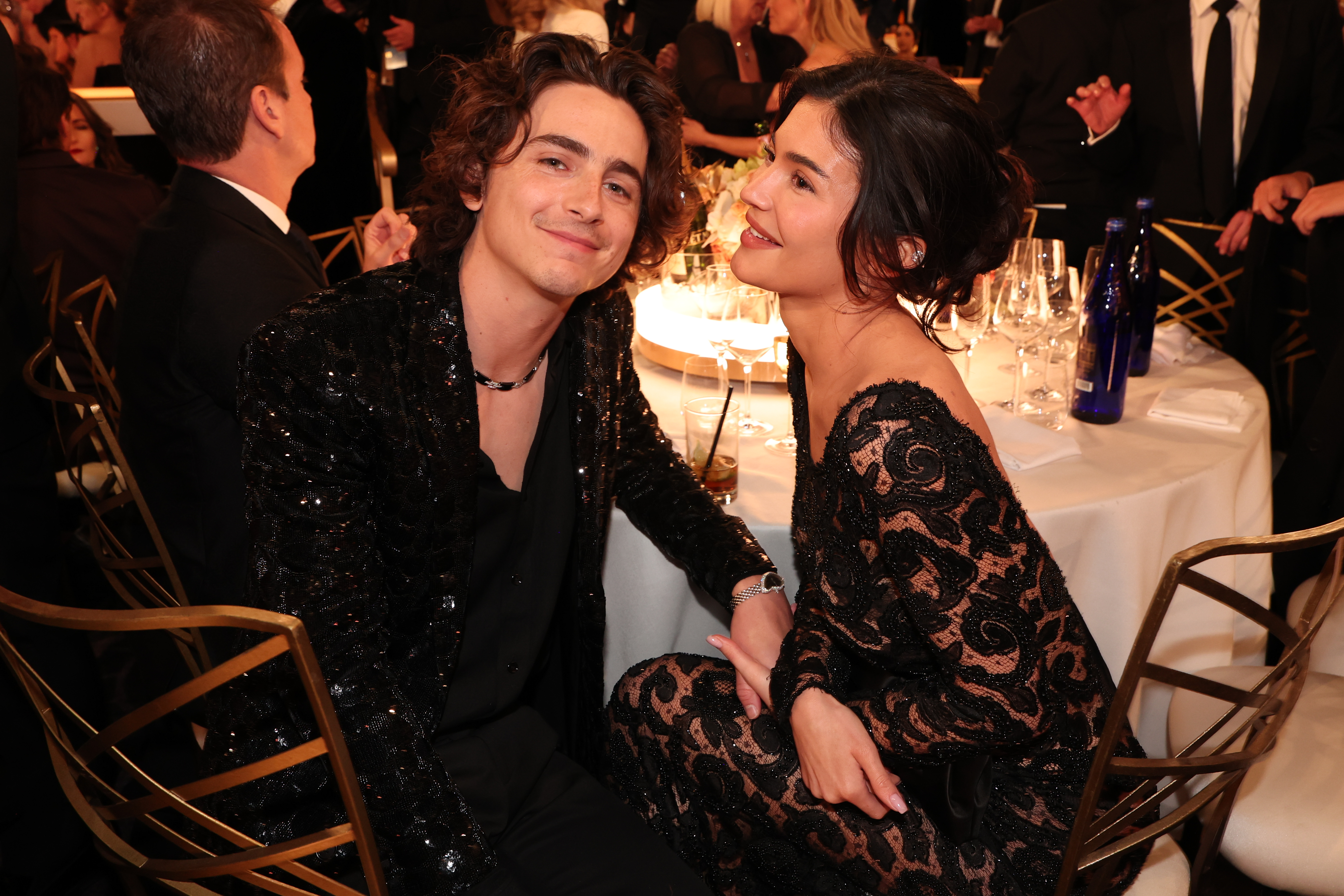 Kylie Jenner and Timothée Chalamet