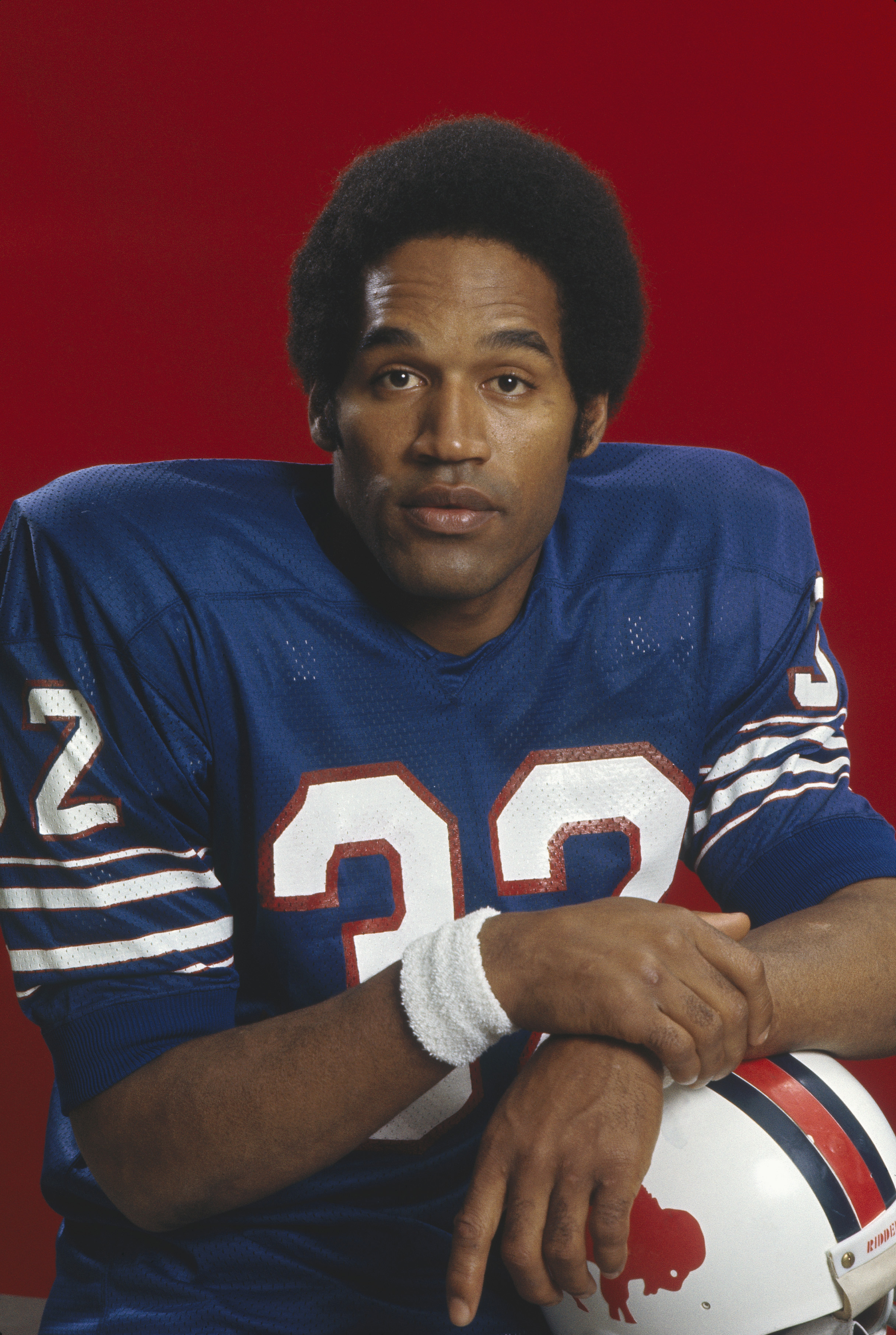 OJ Simpson in a Buffalo Bills uniform.