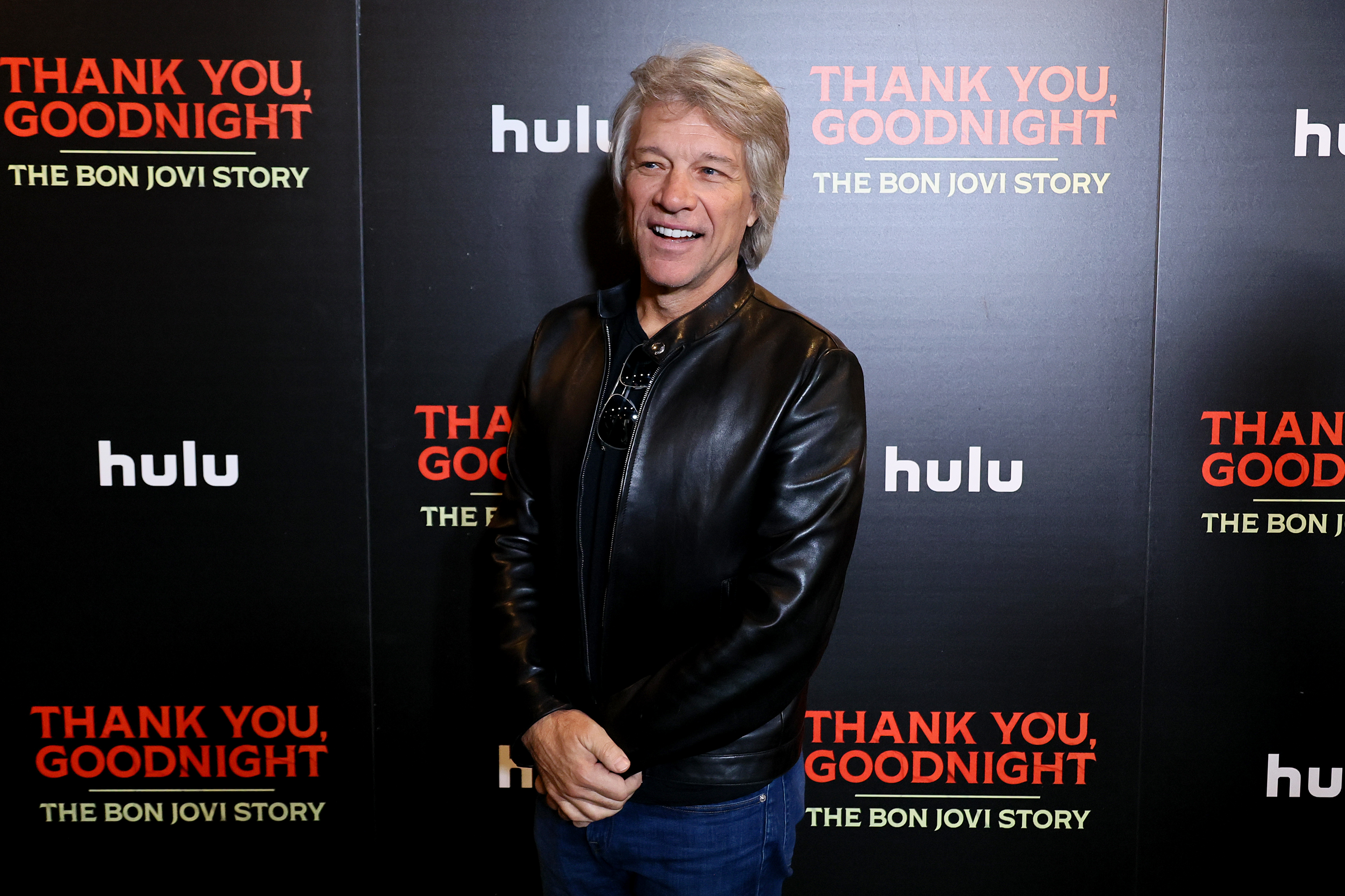 Jon Bon Jovi at his doc screening.