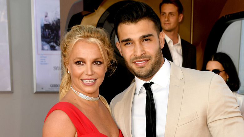 Britney Spears with Sam Asghari