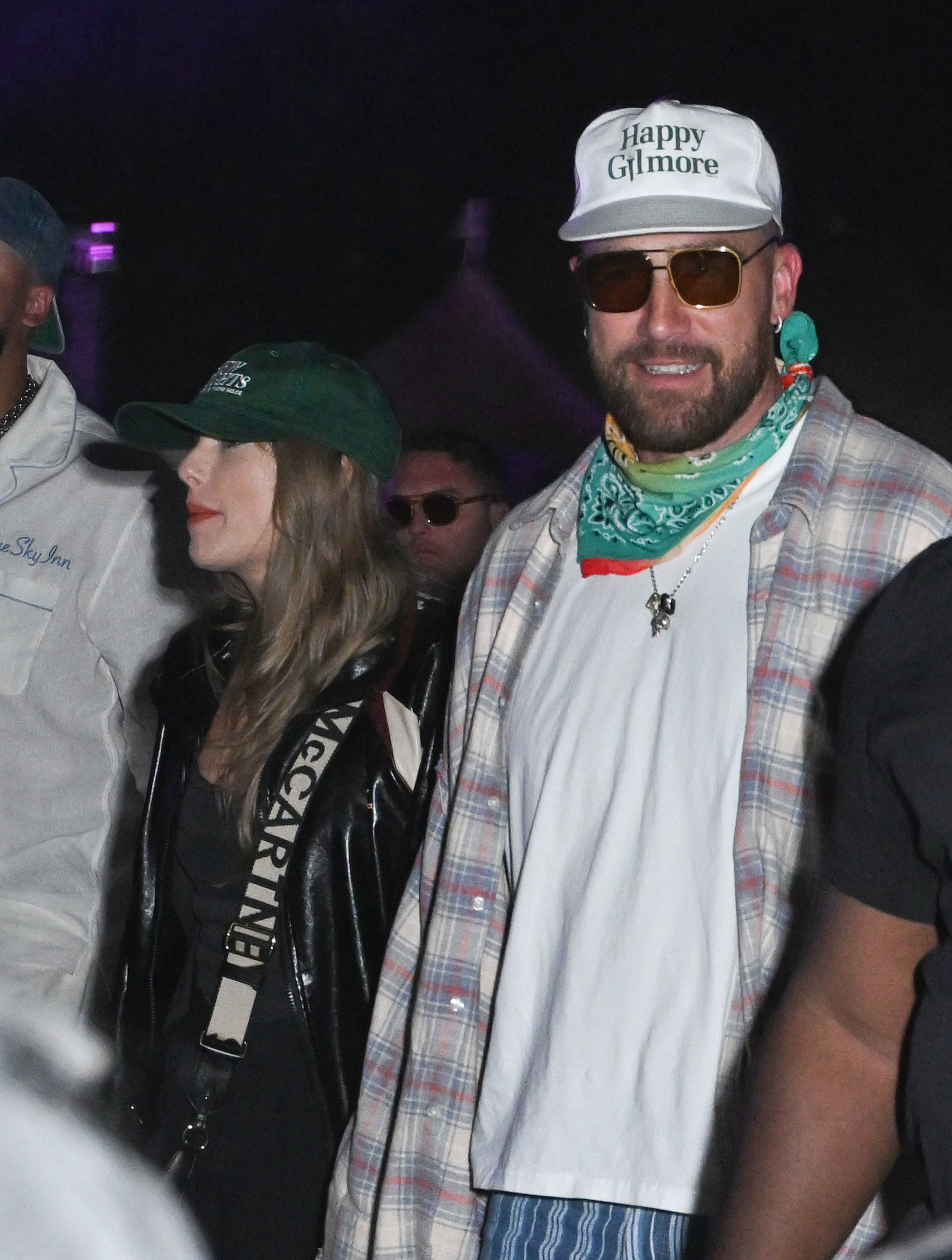 Taylor Swift and Travis Kelce at Neon Carnival held during the Coachella Music and Arts Festival.