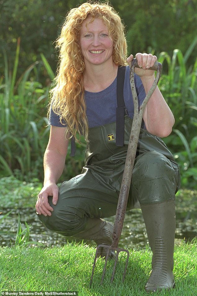 The TV personality, 57, (seen in 1997) first rose to fame displaying her gardening expertise over 25 years ago alongside the likes of Alan Titchmarsh and Tommy Walsh on Ground Force