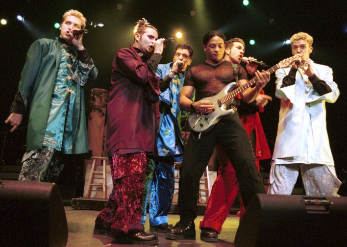 NSYNC Performing in Concert