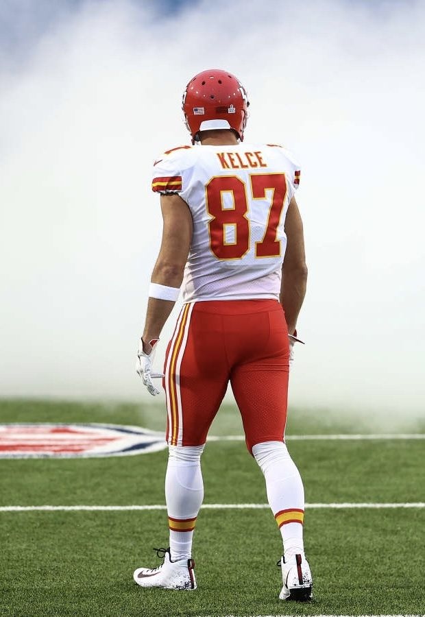 Travis Kelce on the Field