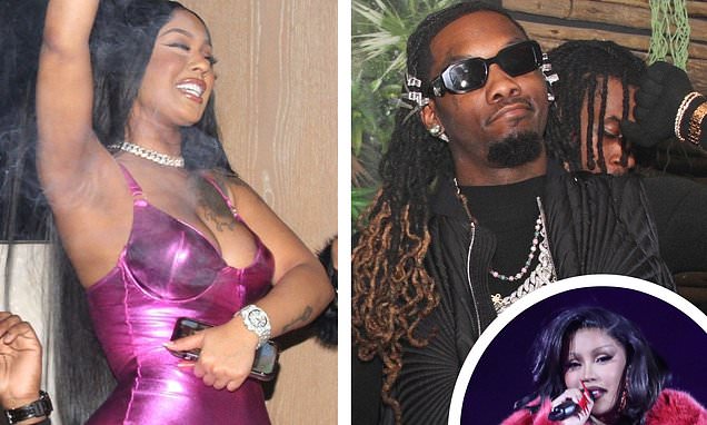 Look away Cardi B! Offset parties with a woman who the WAP rapper almost  went to jail for assaulting - as they celebrate his late-night 32nd birthday  bash in Miami | Daily