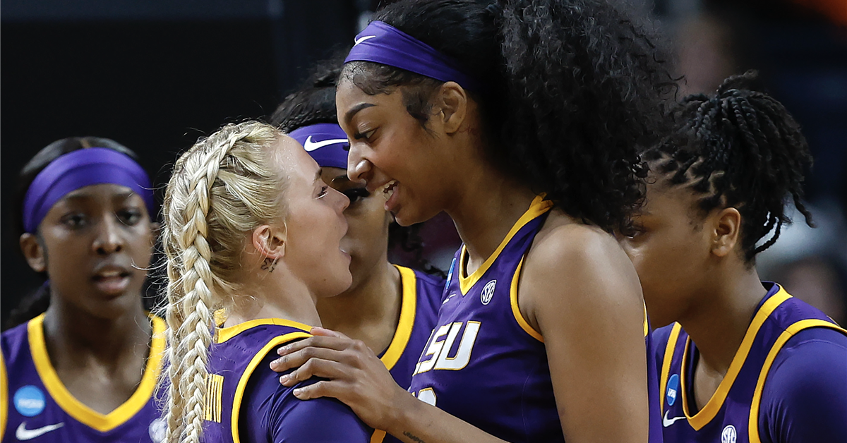 Angel Reese reacts to LSU star Hailey Van Lith transferring to TCU