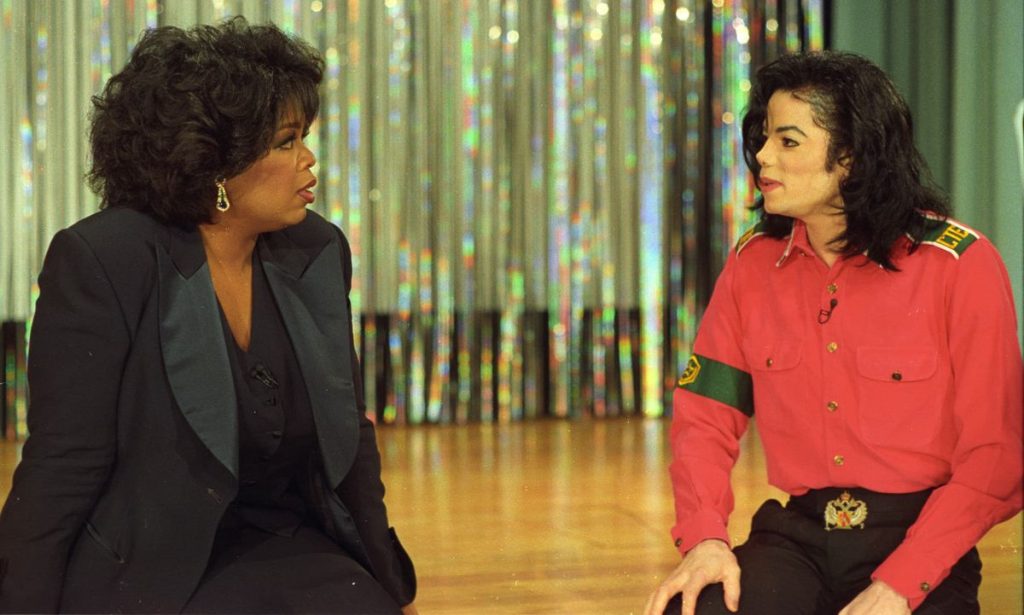 Oprah Winfrey and Michael Jackson